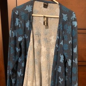 Disney Lilo & Stitch Drape Front Cardigan 1X